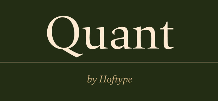 Quant font