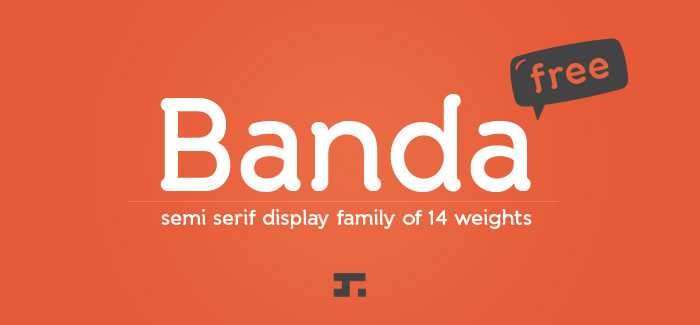 Banda free font