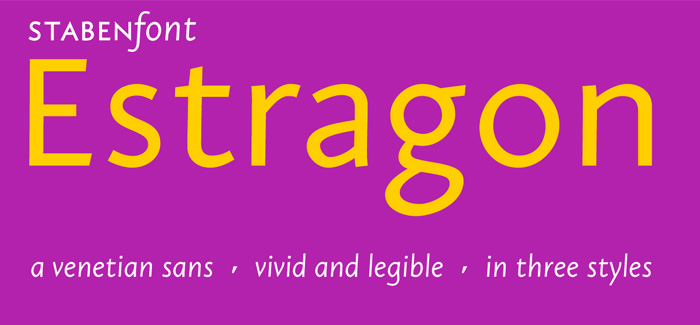 Estragon Pro font