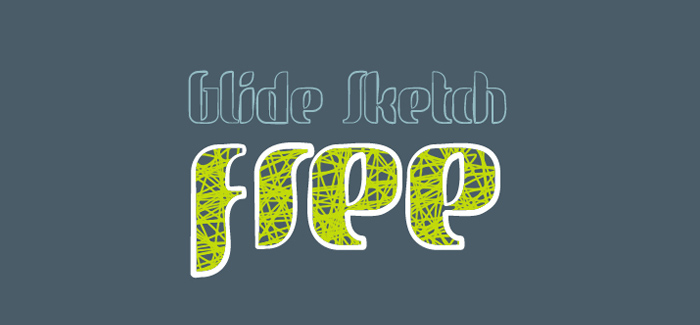 Glidesketch free font