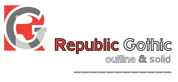 HWT Republic Gothic font