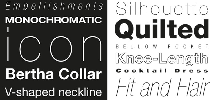 Neue Helvetica font