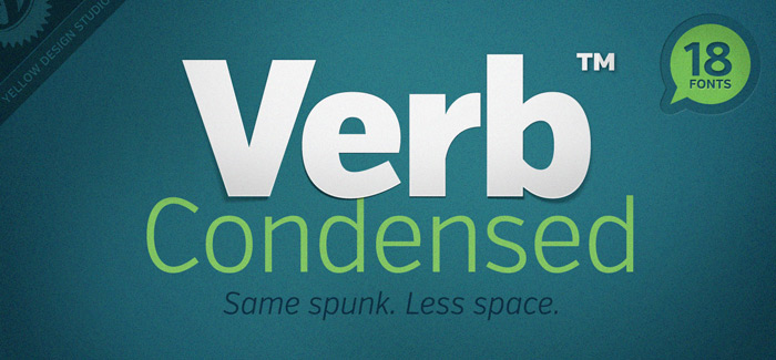 Verb Condensed font