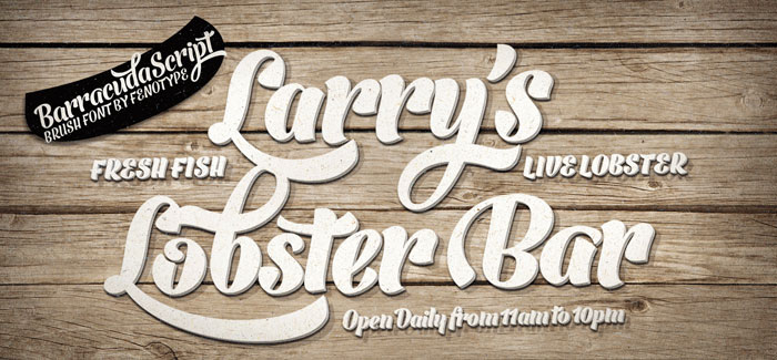 Barracuda Script font