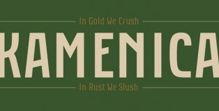 Kamenica font
