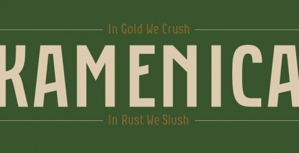 Kamenica font