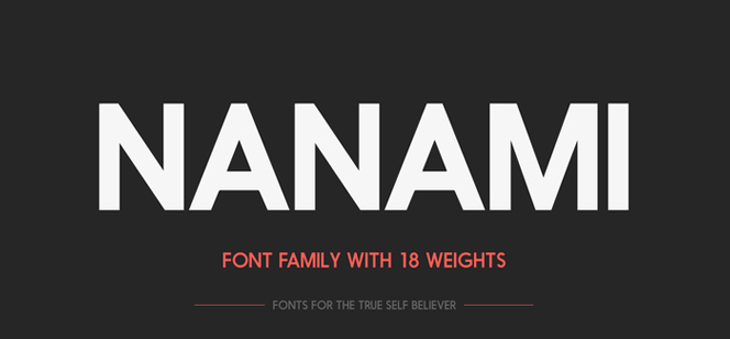 Nanami font