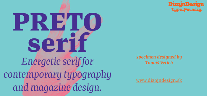 Preto Serif font
