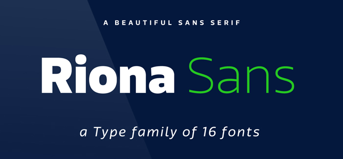 Riona Sans font