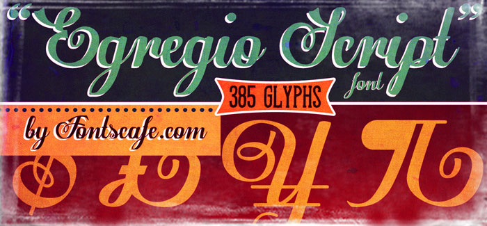 Egregio Script font