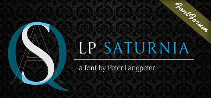 LP Saturnia font