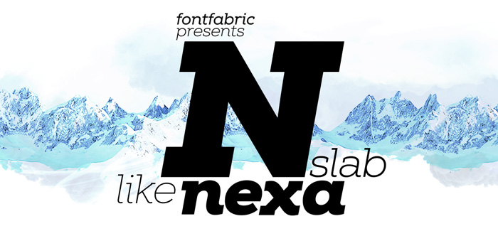 Nexa Slab font