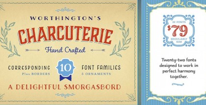 Charcuterie font