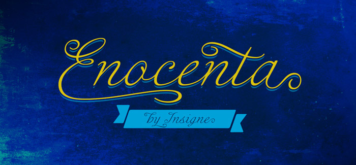 Enocenta font