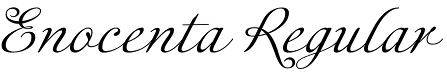 Enocenta font
