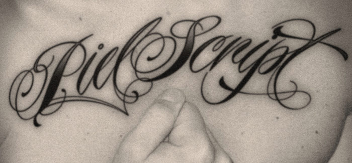 Piel Script font