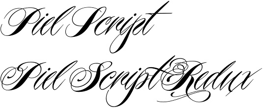 Piel Script font Piel Script font