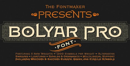 Bolyar Pro font