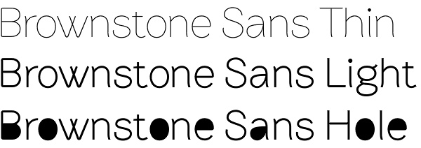 Brownstone Sans font