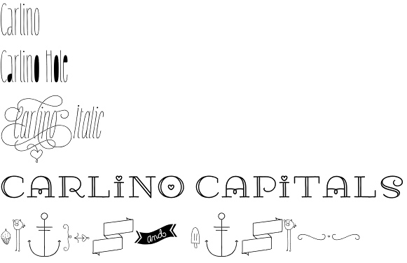 Carlino font