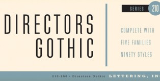 Directors Gothic font