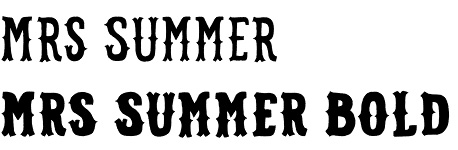Mrs Summer font