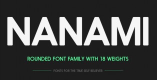 Nanami Rounded font