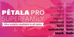 Pétala Pro font