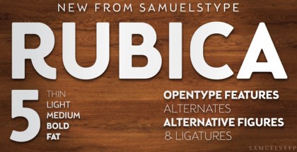Rubica font