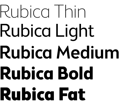 Rubica font