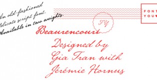 Beaurencourt FY font by Fontyou