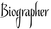 Biographer font by Sudtipos
