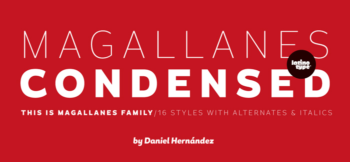 Magallanes Condensed font
