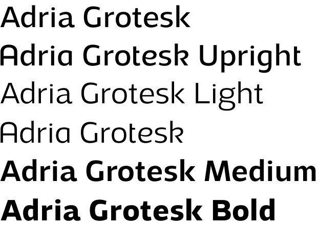 Adria Grotesk font