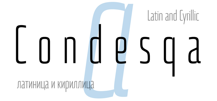 Condesqa 4F font