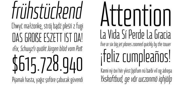 Condesqa 4F font by Sergiy Tkachenko