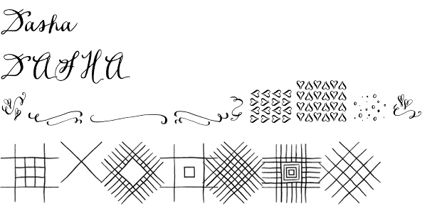 Dasha font