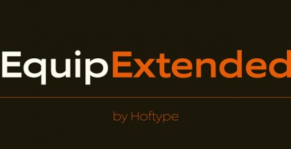 Equip Extended font by Hoftype
