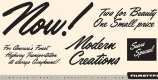 Filmotype Leader font
