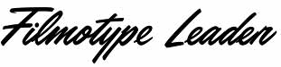 Filmotype Leader font