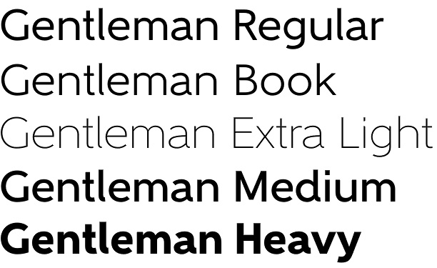 Gentleman font