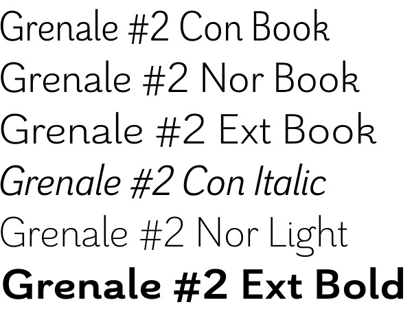 Grenale #2 font