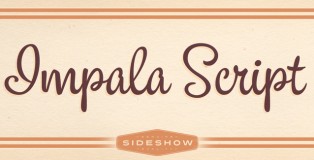 Impala Script font