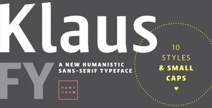 Klaus FY font