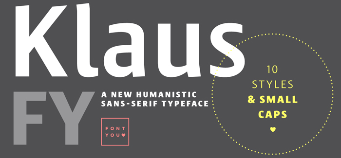 Klaus FY font