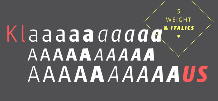 Klaus FY font, Fontyou