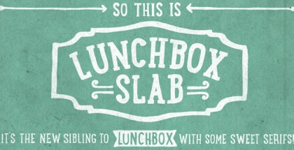 Lunchbox Slab font