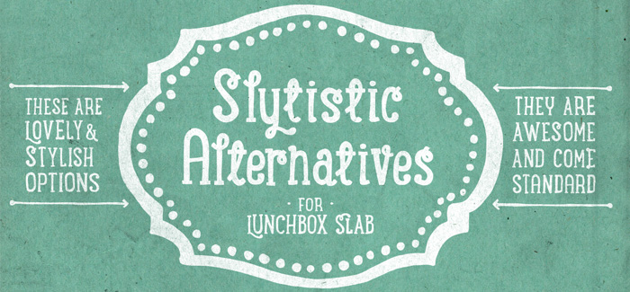 Lunchbox Slab font by Kimmy Design