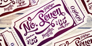 No Seven font collection