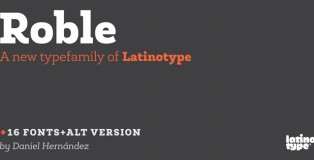 Roble font